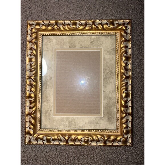 8 X 10 Baroque Style Gold Scrolled Frame Wood - Picture 2 of 11